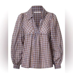 SAMSOE SAMSOE Opal Shirt in Clay, Size XS